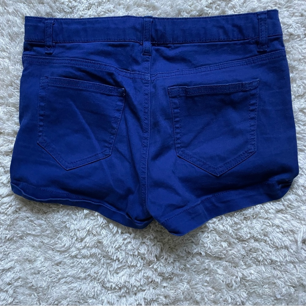Blue high waisted refuge shorts